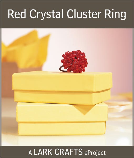 Red Crystal Cluster Ring eProject