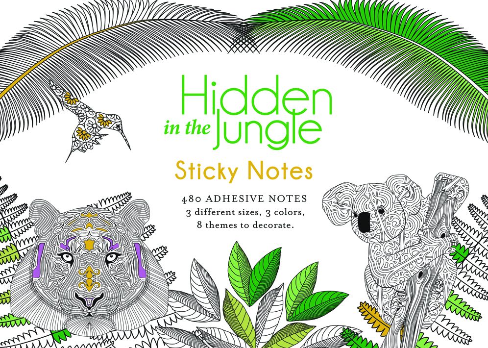 Hidden in the Jungle Sticky Notes