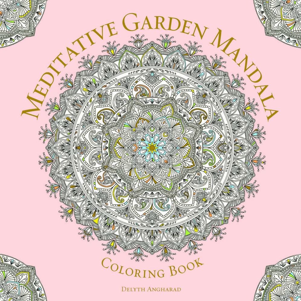 Meditative Garden Mandala Coloring Book