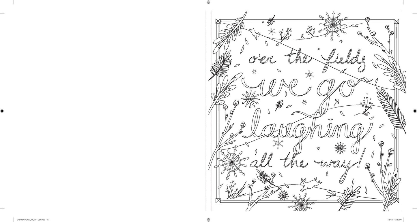 Jingle Bells: Christmas Carol Coloring