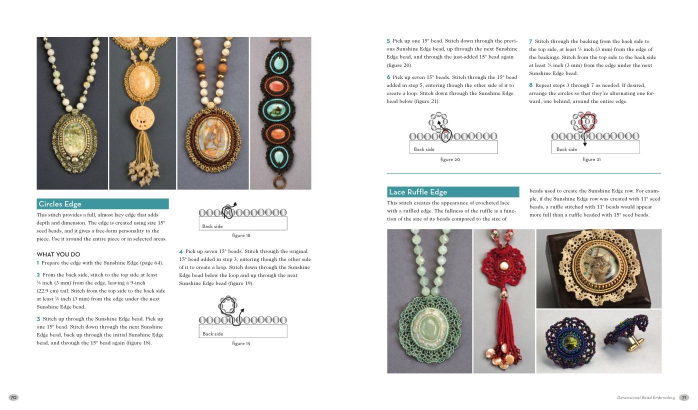Dimensional Bead Embroidery: A Reference Guide to Techniques