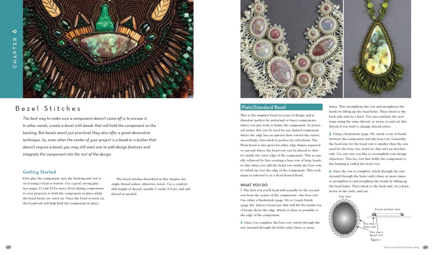 Dimensional Bead Embroidery: A Reference Guide to Techniques