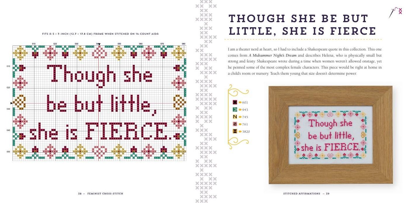 Feminist Cross-Stitch: 40 Bold & Fierce Patterns