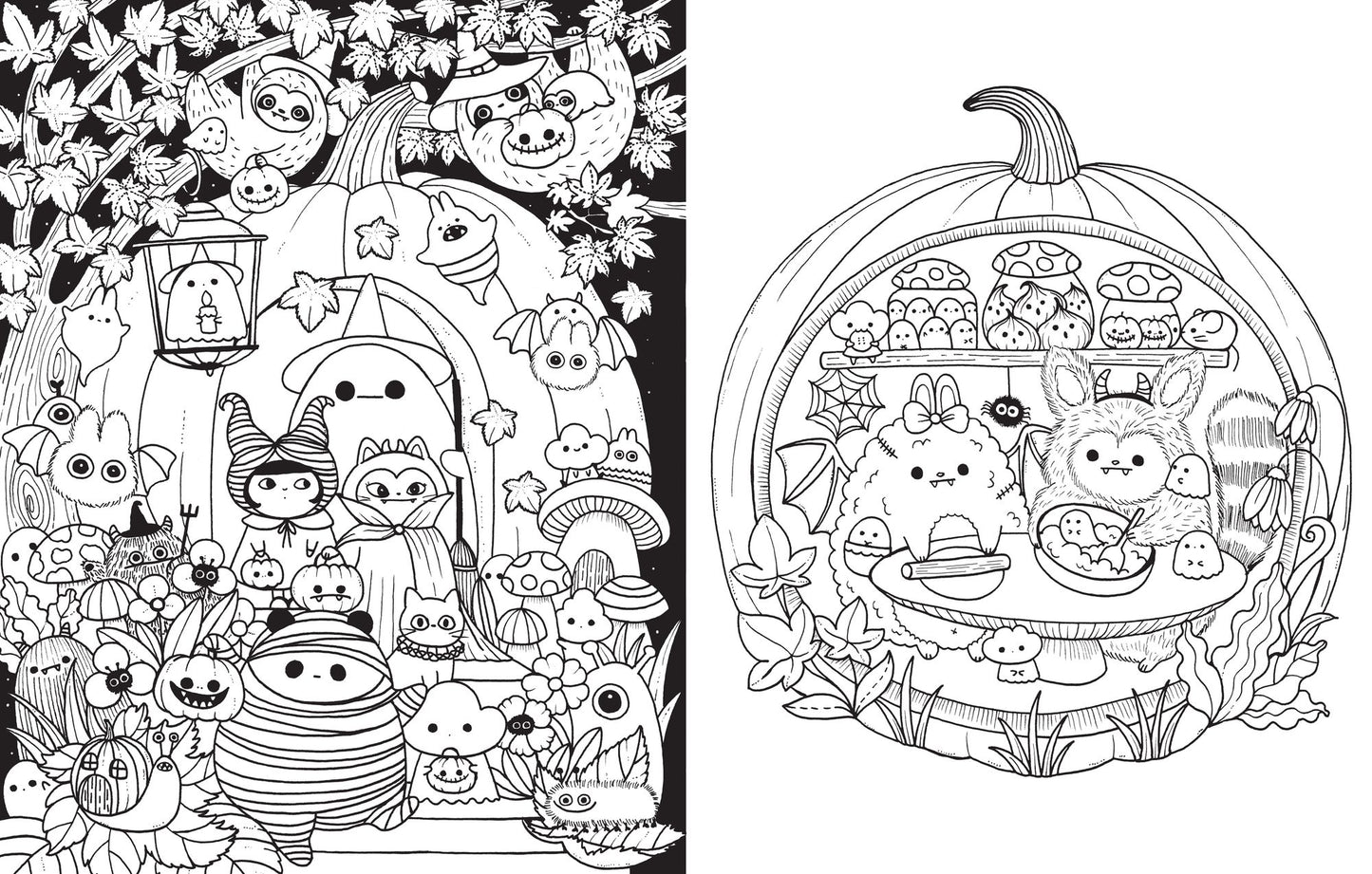 A Million Little Monsters: Frightful Creatures to Color