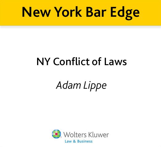 New York Bar Edge: NY Conflict of Laws Review Outline for the NY Bar Exam