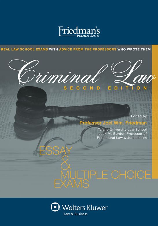 Friedman's Criminal Law, Second Edition