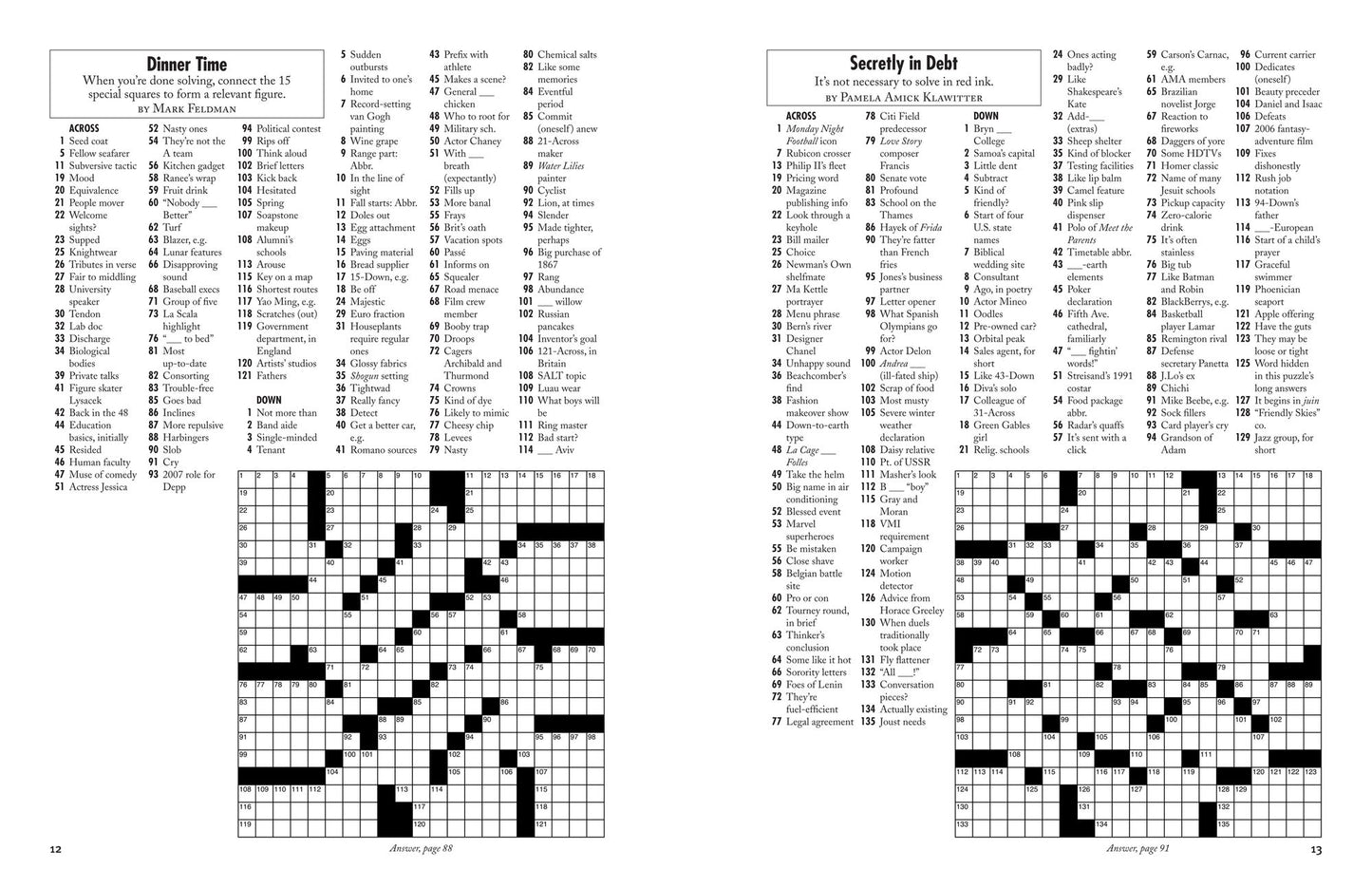 Sunday Hammock Crosswords