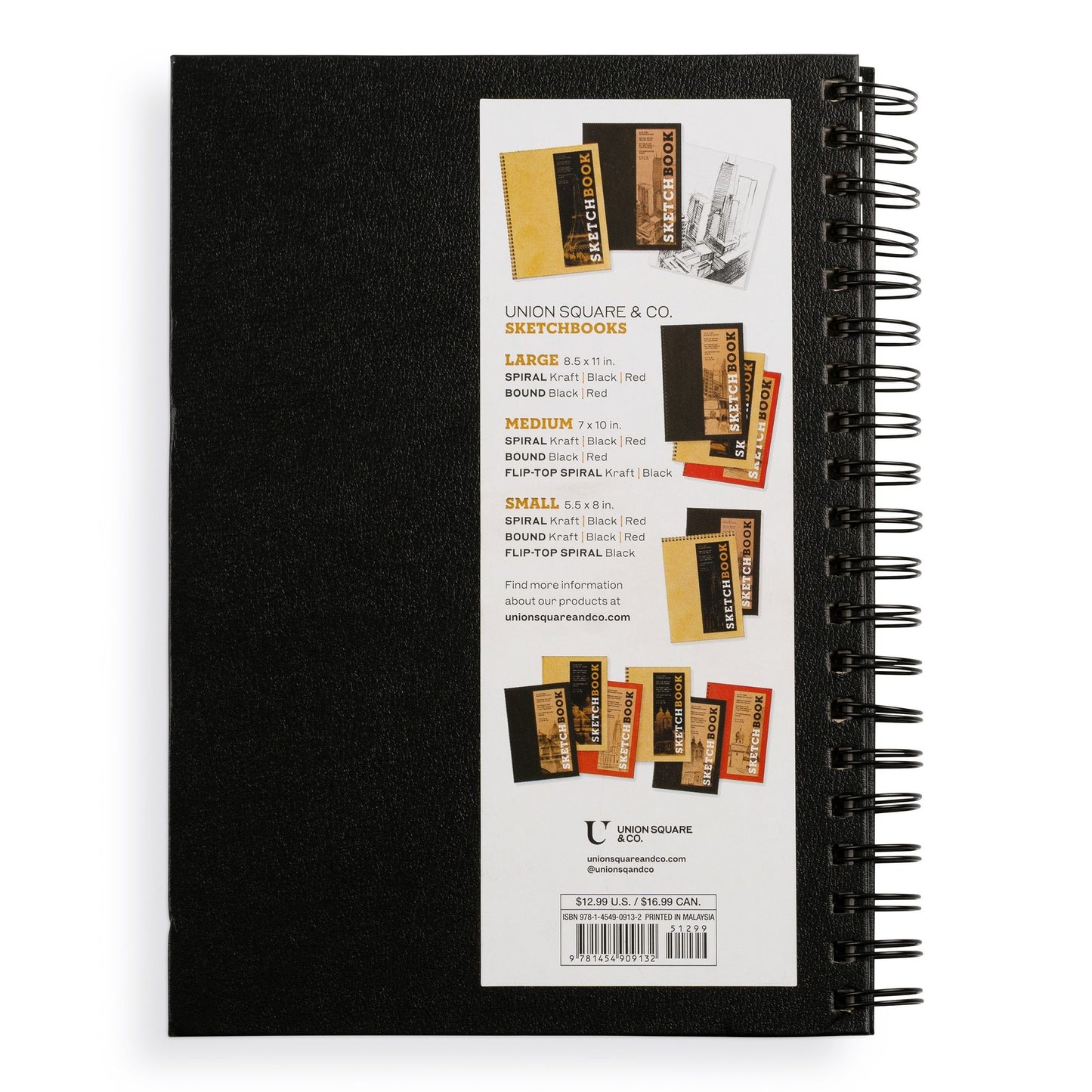 Sketchbook (Basic Medium Spiral Black)