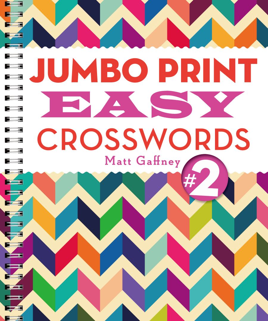 Jumbo Print Easy Crosswords #2