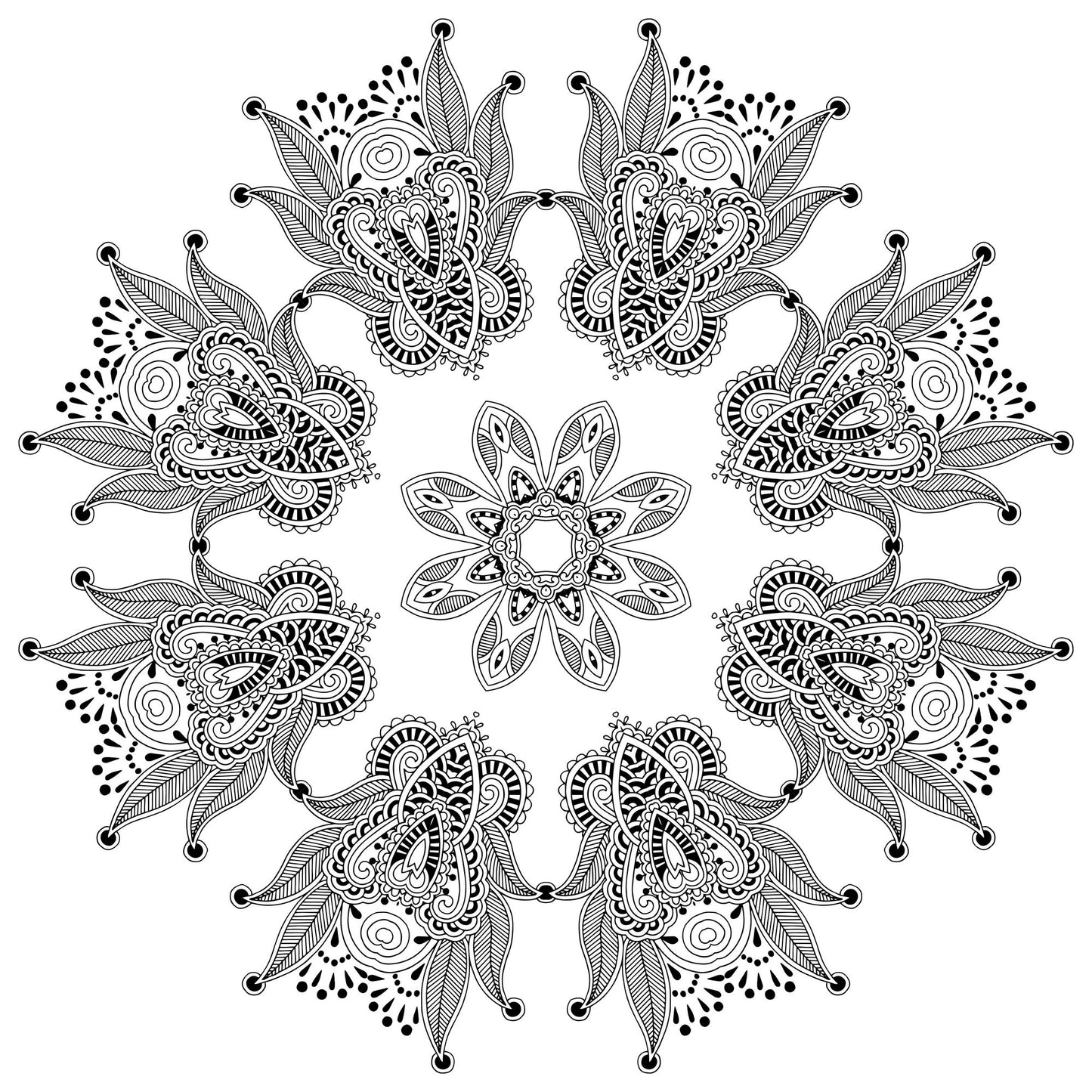 Mandala Meditation Coloring Book