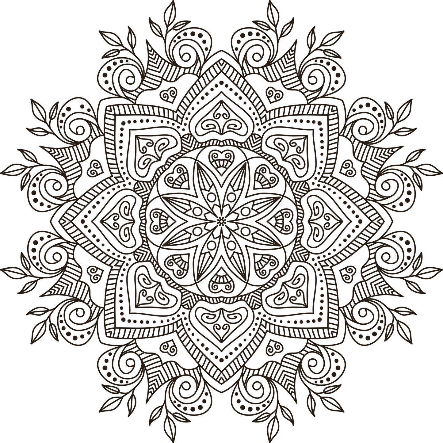 Mandala Meditation Coloring Book