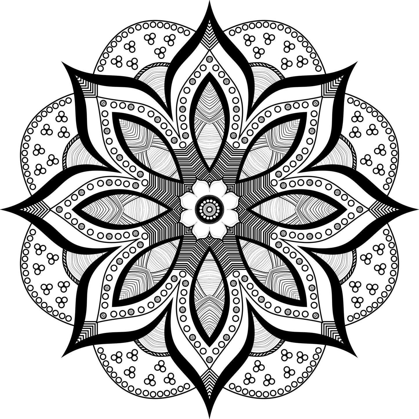 Mandala Meditation Coloring Book