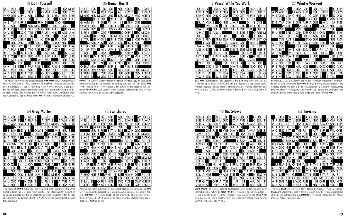 Rainy Sunday Crosswords