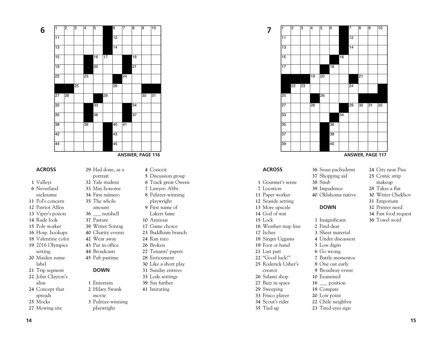 100 Relaxing Crosswords