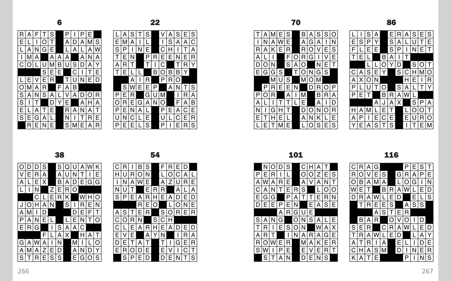 Jumbo Print Easy Crosswords #5