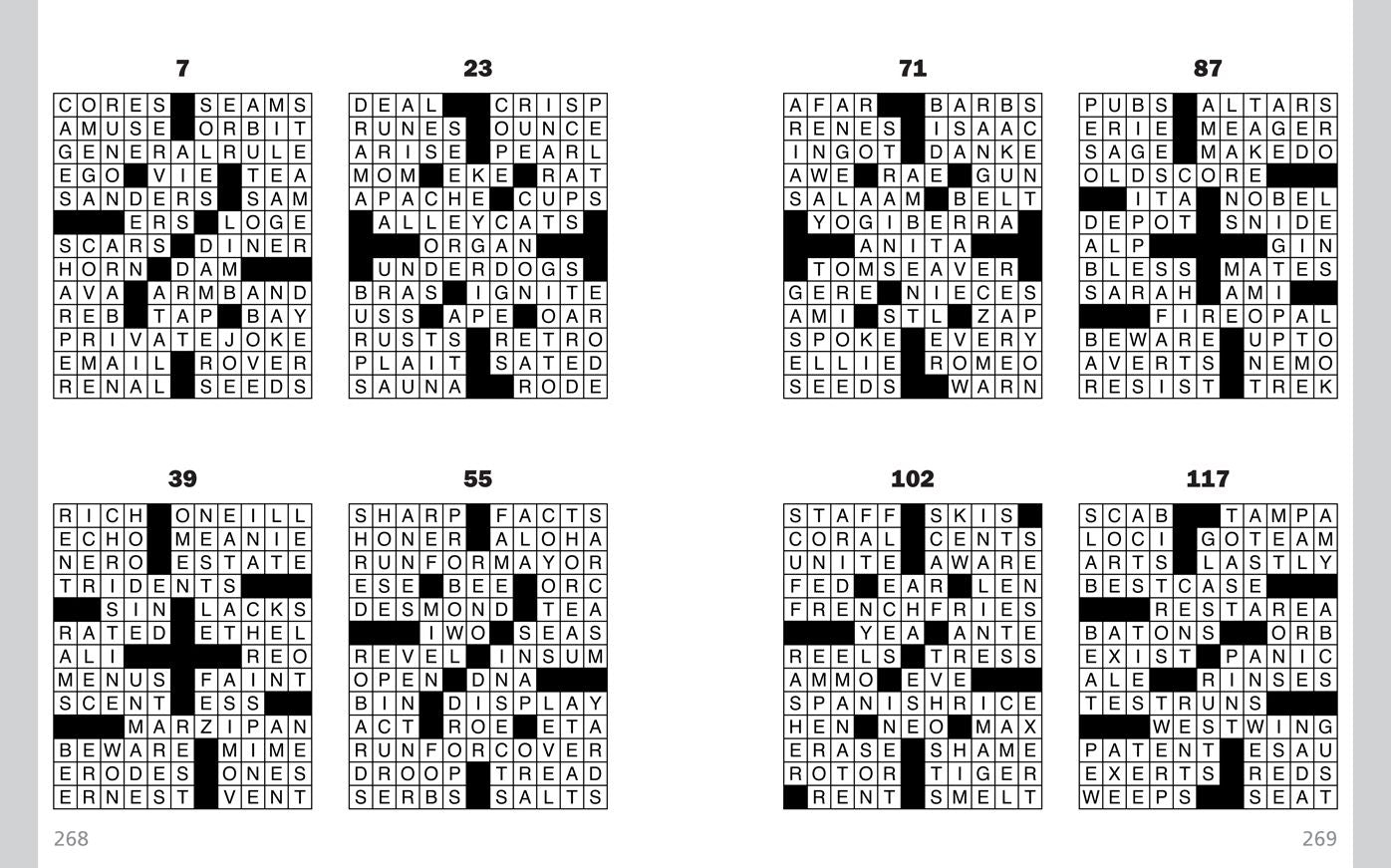 Jumbo Print Easy Crosswords #6