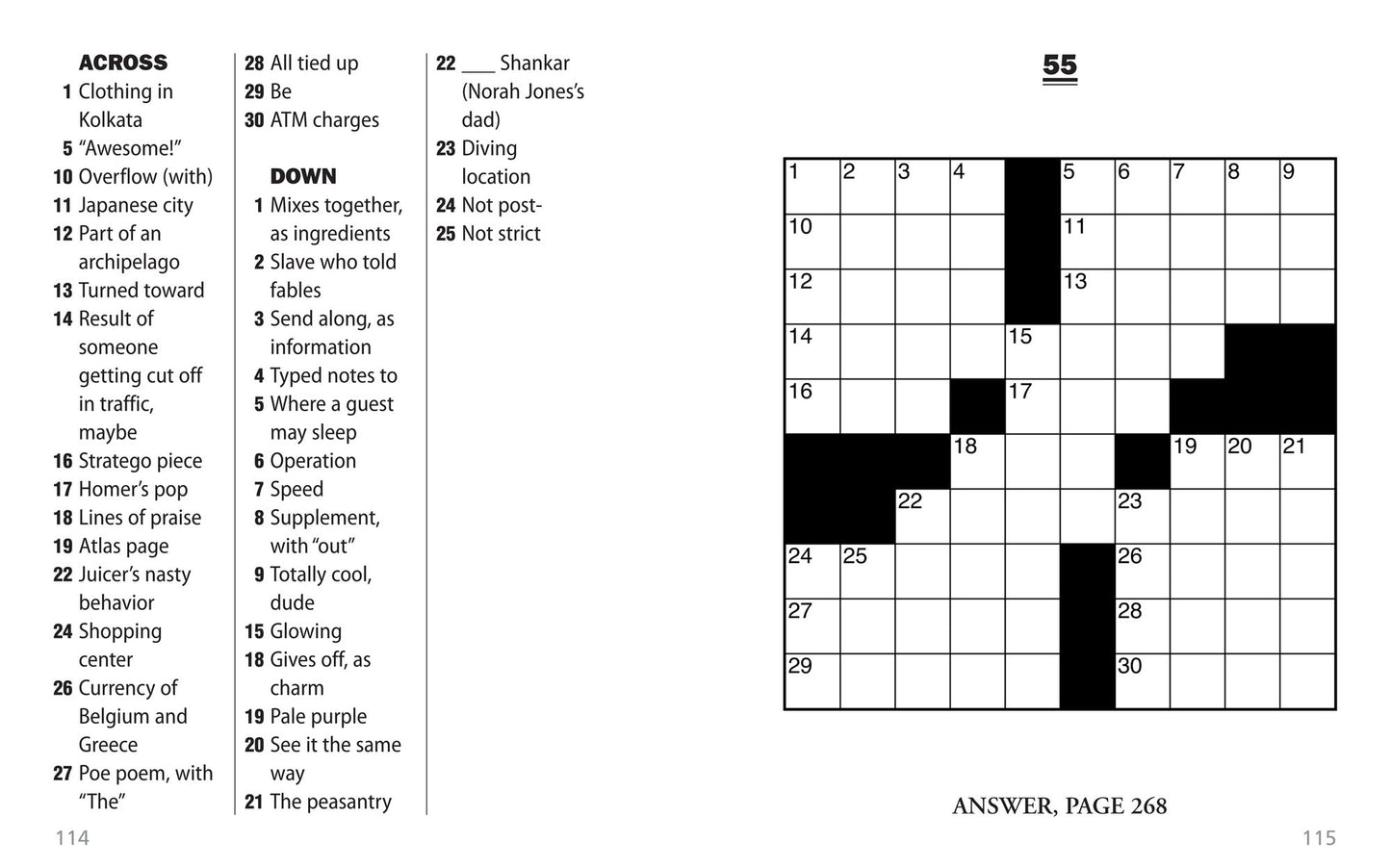Jumbo Print Easy Crosswords #7