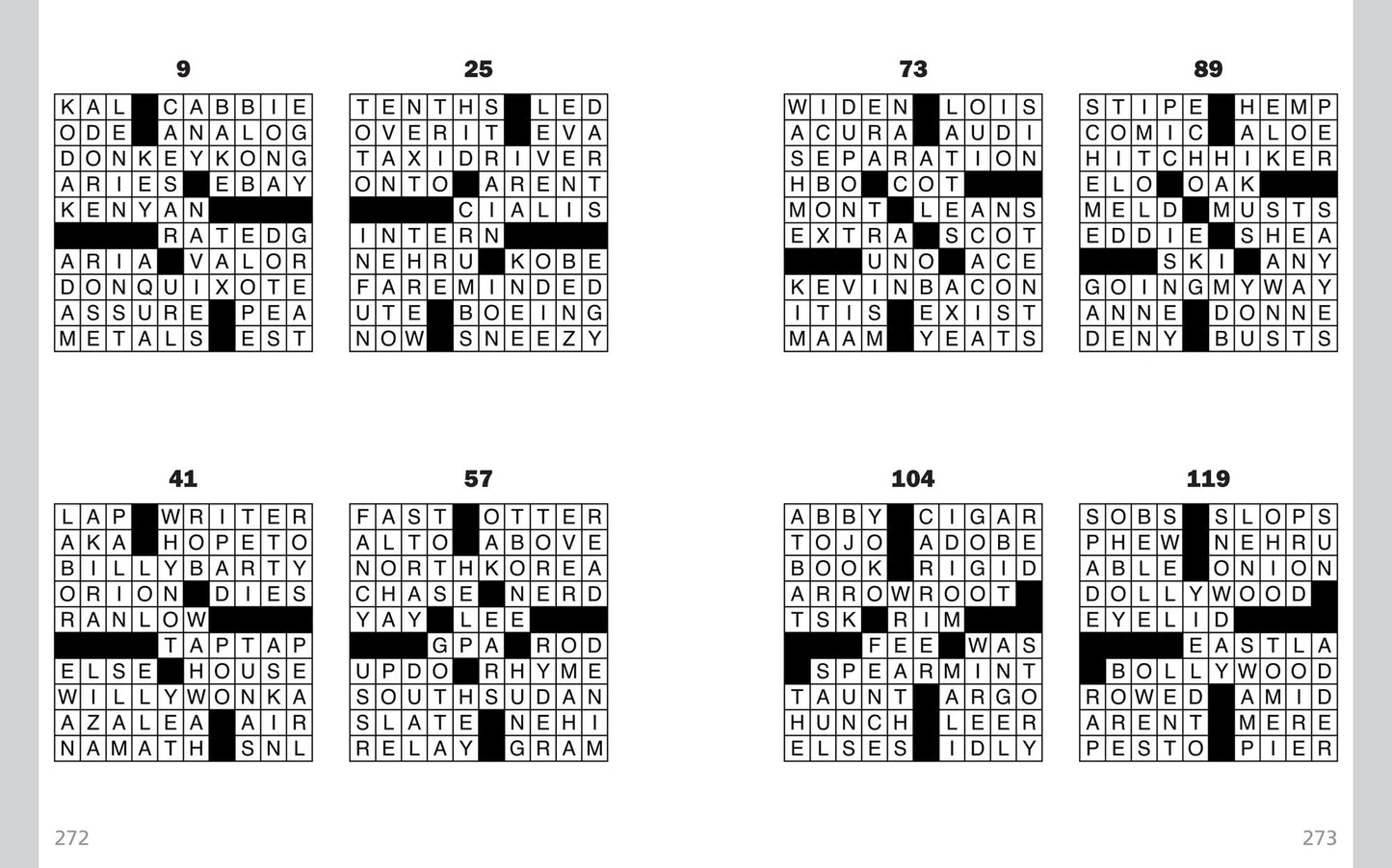 Jumbo Print Easy Crosswords #7