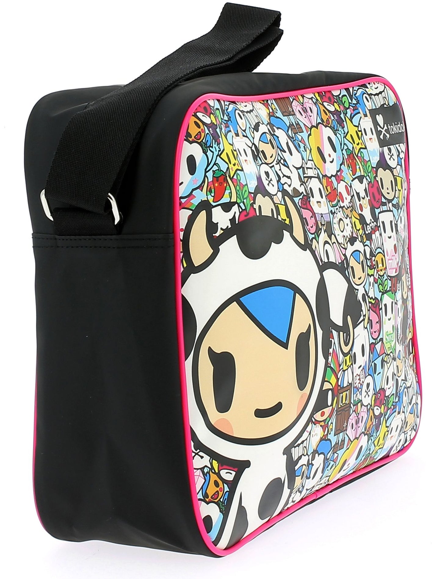 tokidoki Mozzarella and Friends Vinyl Messenger Bag