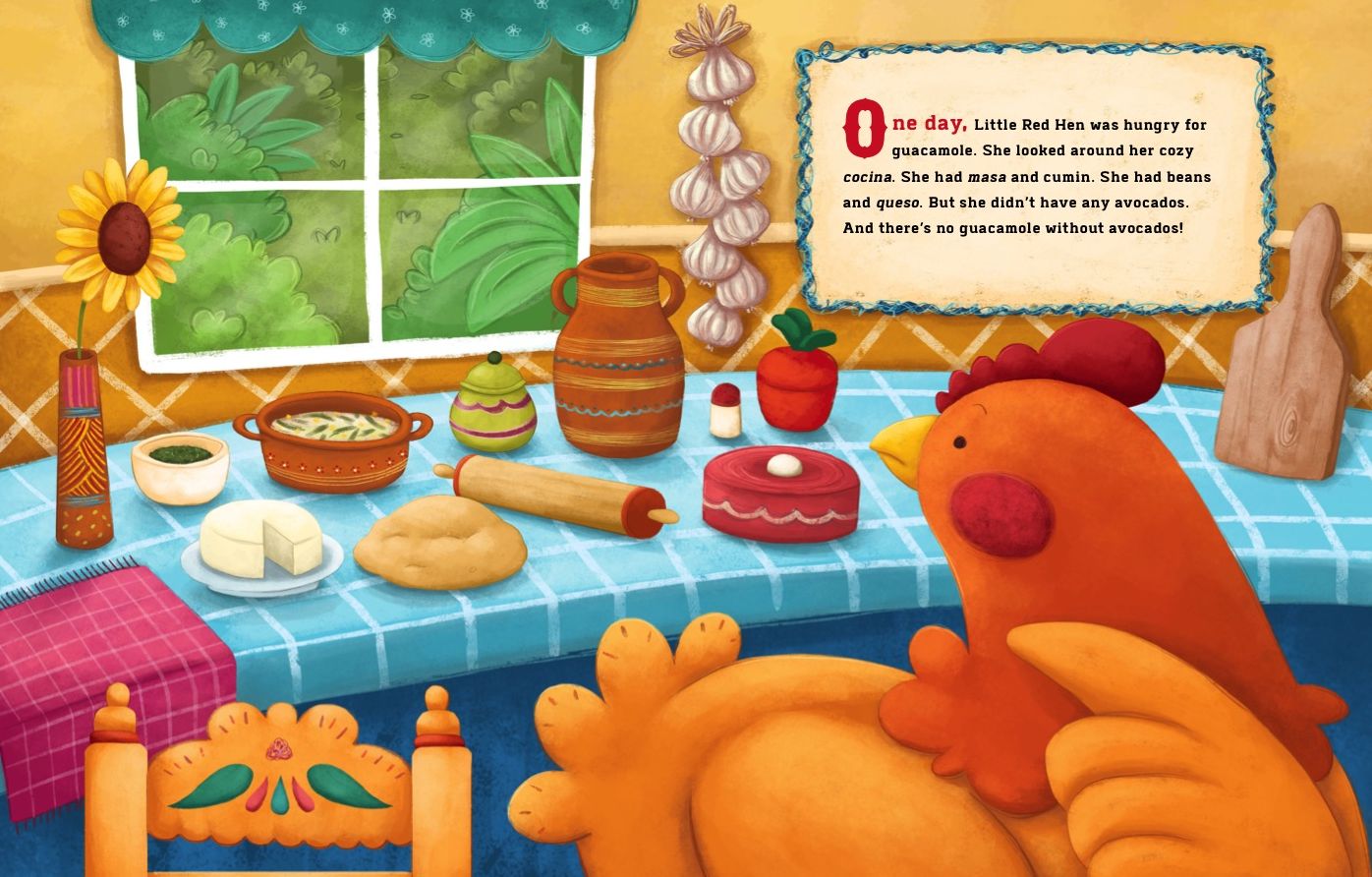 Holy Squawkamole! : Little Red Hen Makes Guacamole