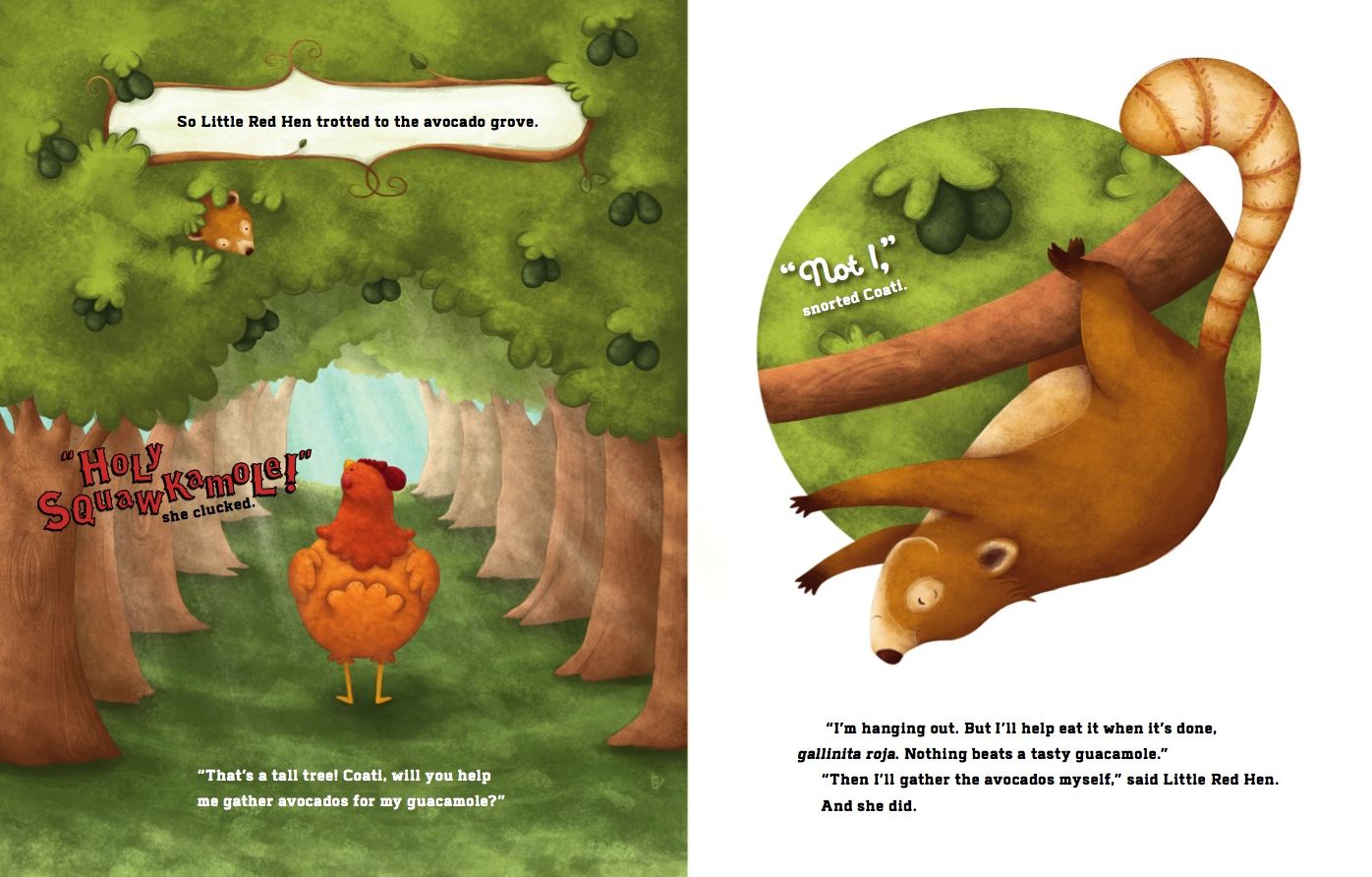 Holy Squawkamole! : Little Red Hen Makes Guacamole