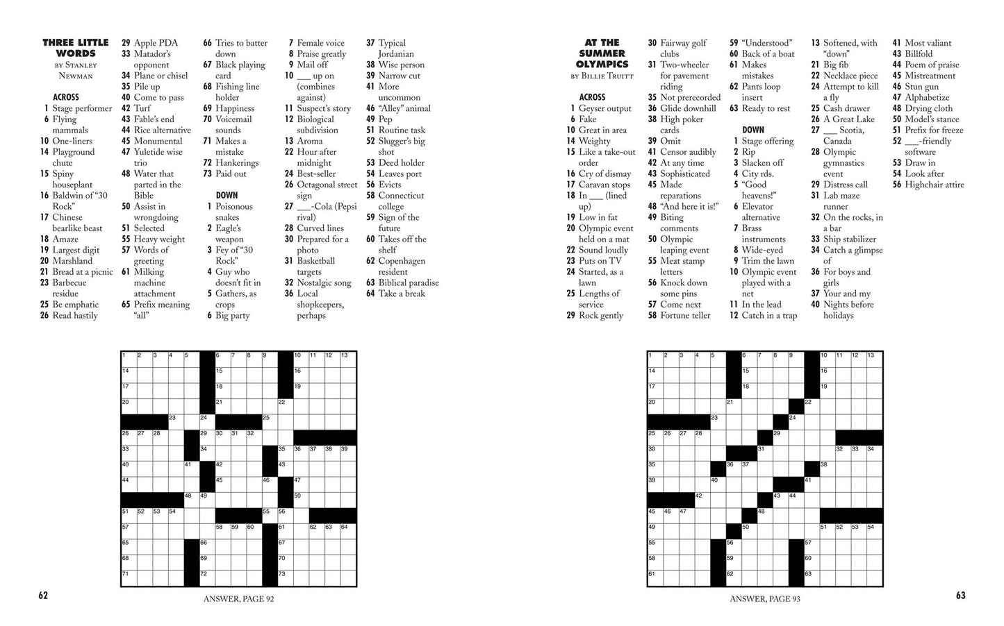 Easy as Pie Xwords:Easy as Can