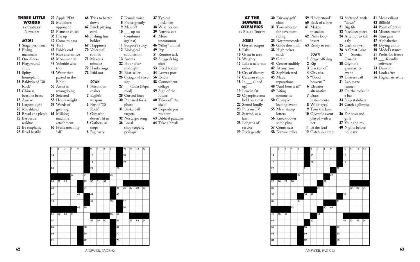 Easy as Pie Xwords:Easy as Can