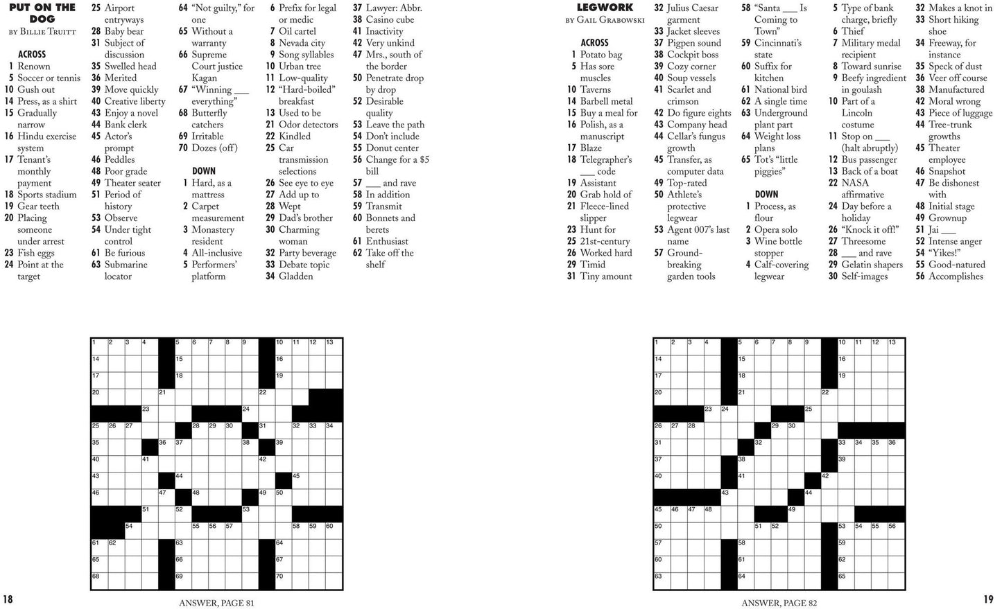 Easy as Pie Xwords: Nice & Eas