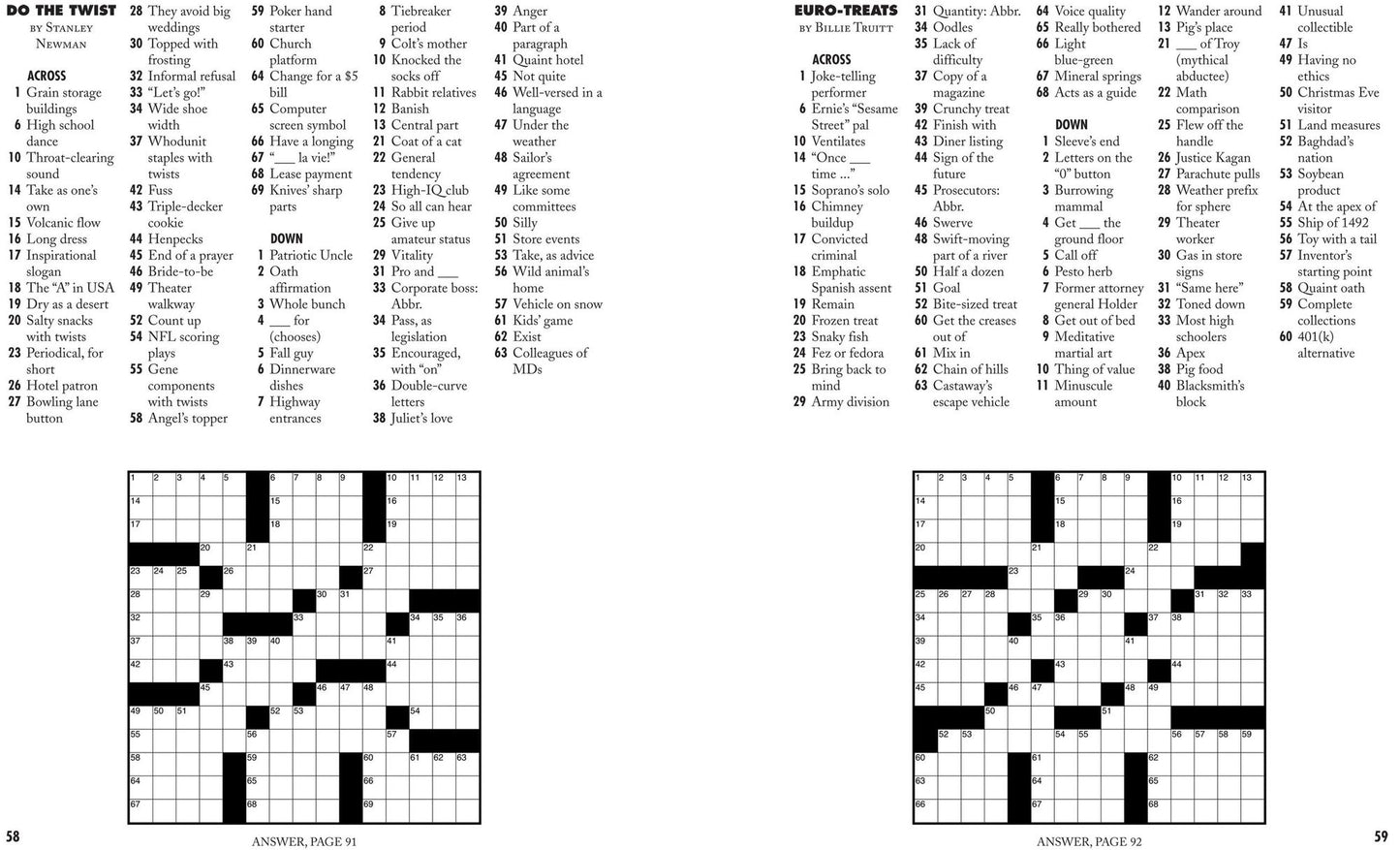 Easy as Pie Xwords: Nice & Eas