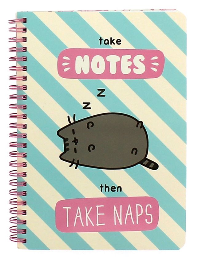 Pusheen "Take Notes, Take Naps" Spiral Notebook - 6"x8.5"