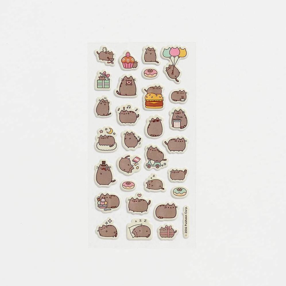 Pusheen Puffy Stickers