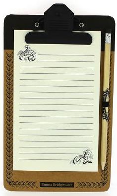 Emma Bridgewater Black Scroll Magnetic Notepad & Pencil