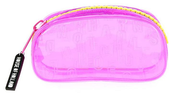 House of Holland Chunky Pencil Case (Pink)