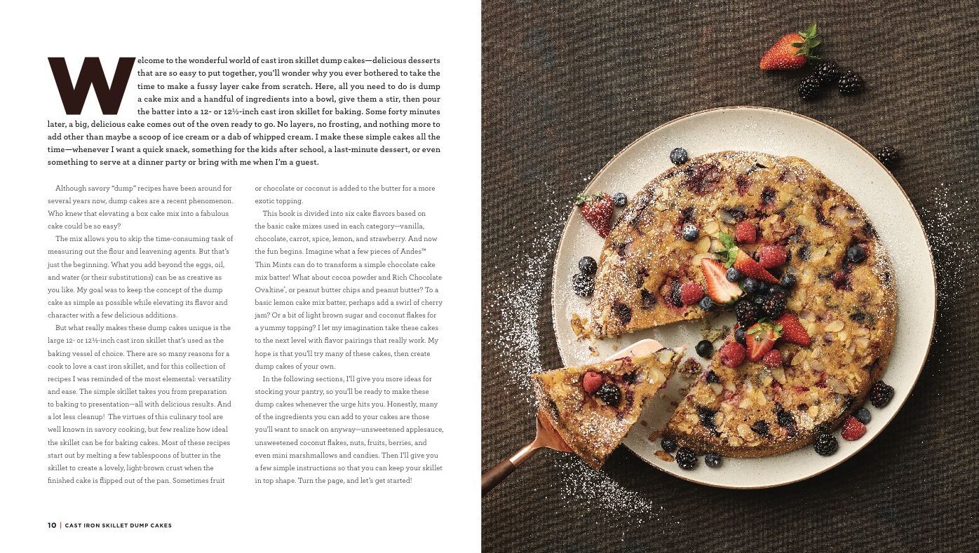 Cast Iron Skillet Dump Cakes: 75 Sweet & Scrumptious Easy-to-Make Recipes