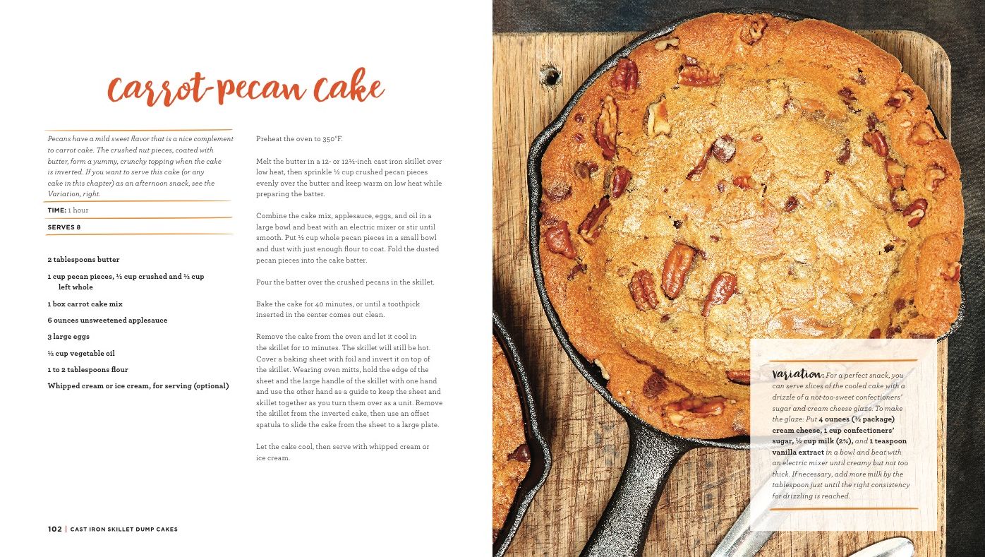Cast Iron Skillet Dump Cakes: 75 Sweet & Scrumptious Easy-to-Make Recipes