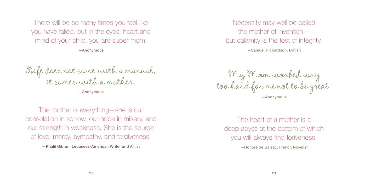For My Mom: Inspirations to Brighten Your Day