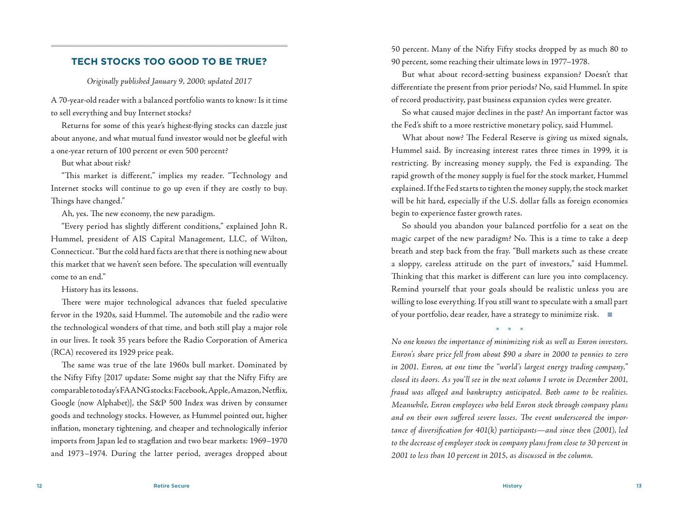 Retire Secure: Insights on Money Management from an Award-Winning Financial Columnist!