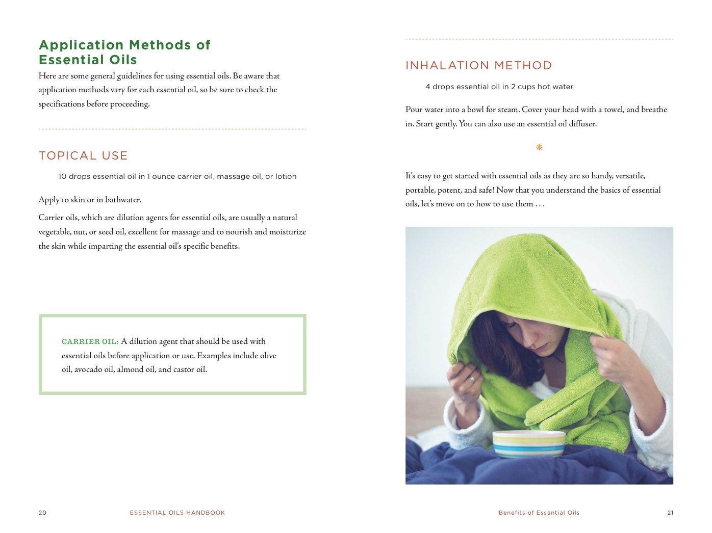 Essential Oils Handbook: Recipes for Natural Living