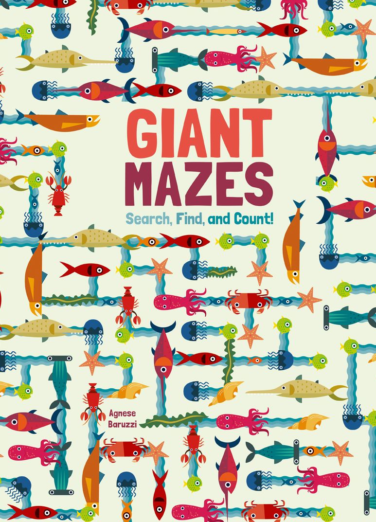 Giant Mazes: Search, Find, and Count!!