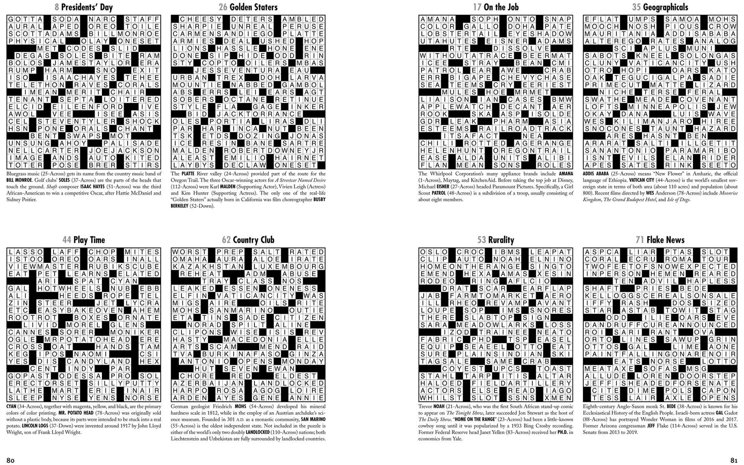 Pajama Weekend Crosswords