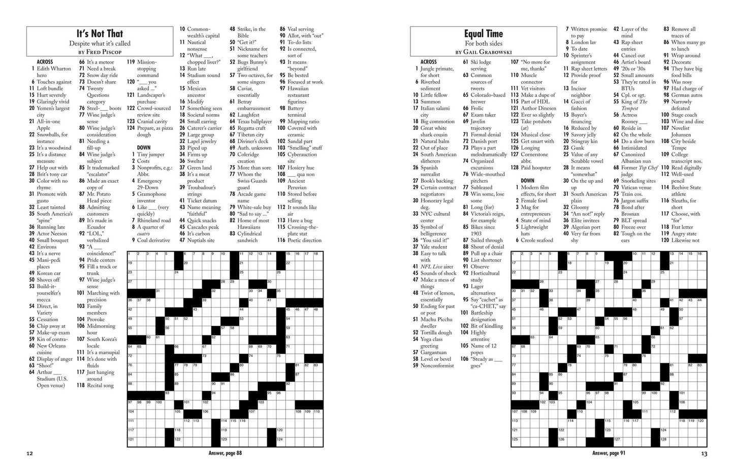 Sleeping in Late Weekend Crosswords