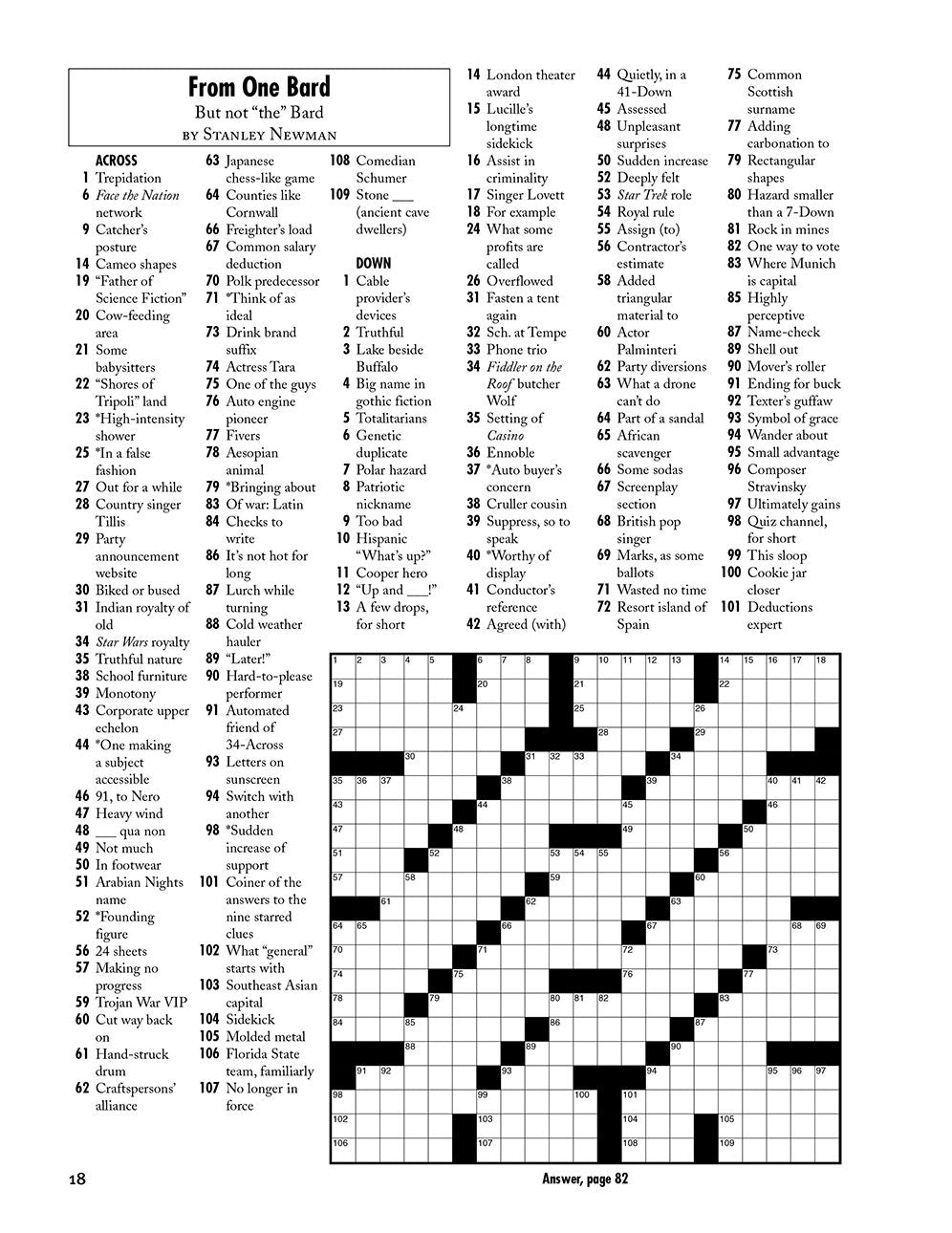Sleeping in Late Weekend Crosswords
