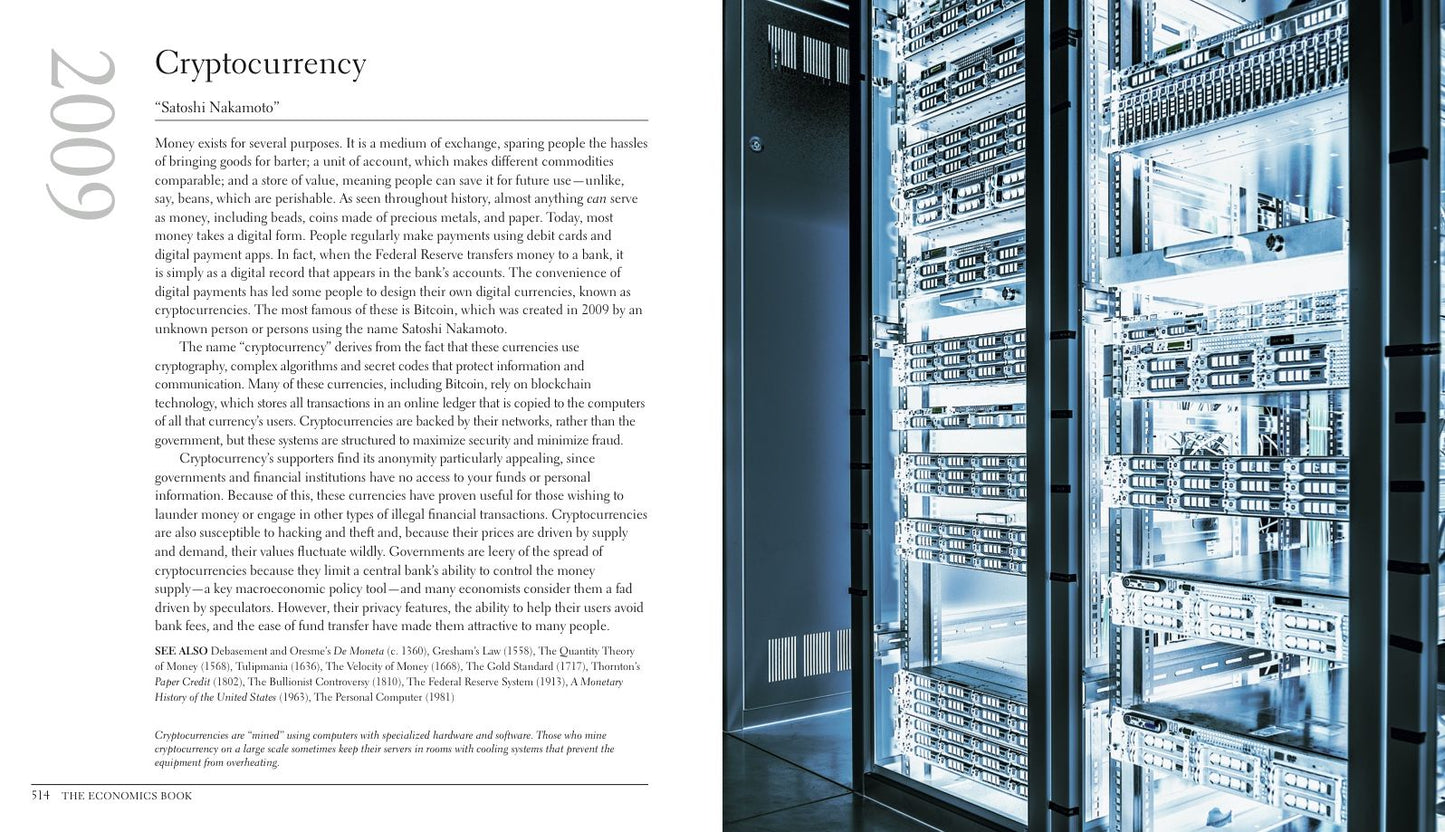 The Economics Book: From Xenophon to Cryptocurrency, 250 Milestones in the History of Economics