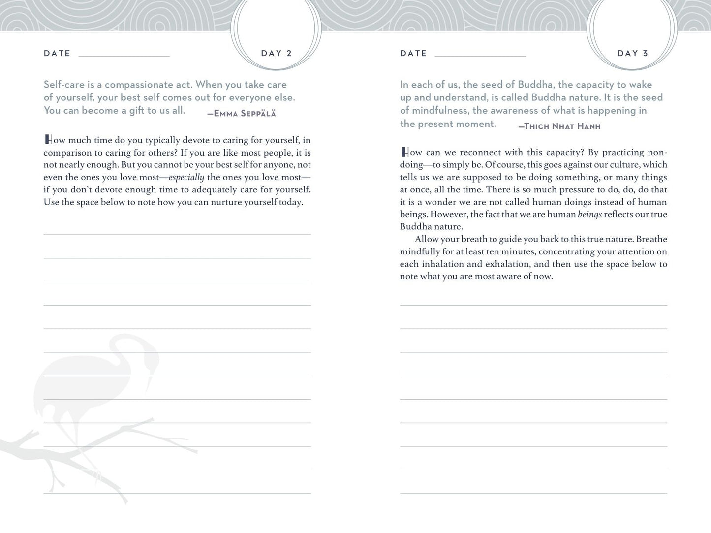 The Mind-Body Peace Journal: 366 Mindful Prompts for Serenity and Clarity