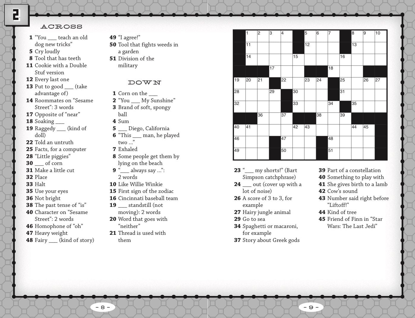 Crossword Puzzles for Bright Kids