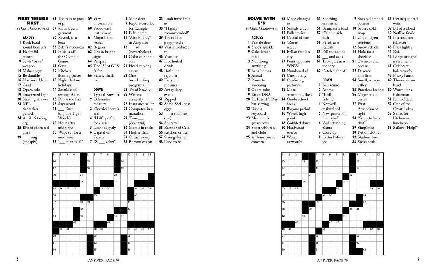 Easy as Pie Crosswords: Very Easy!