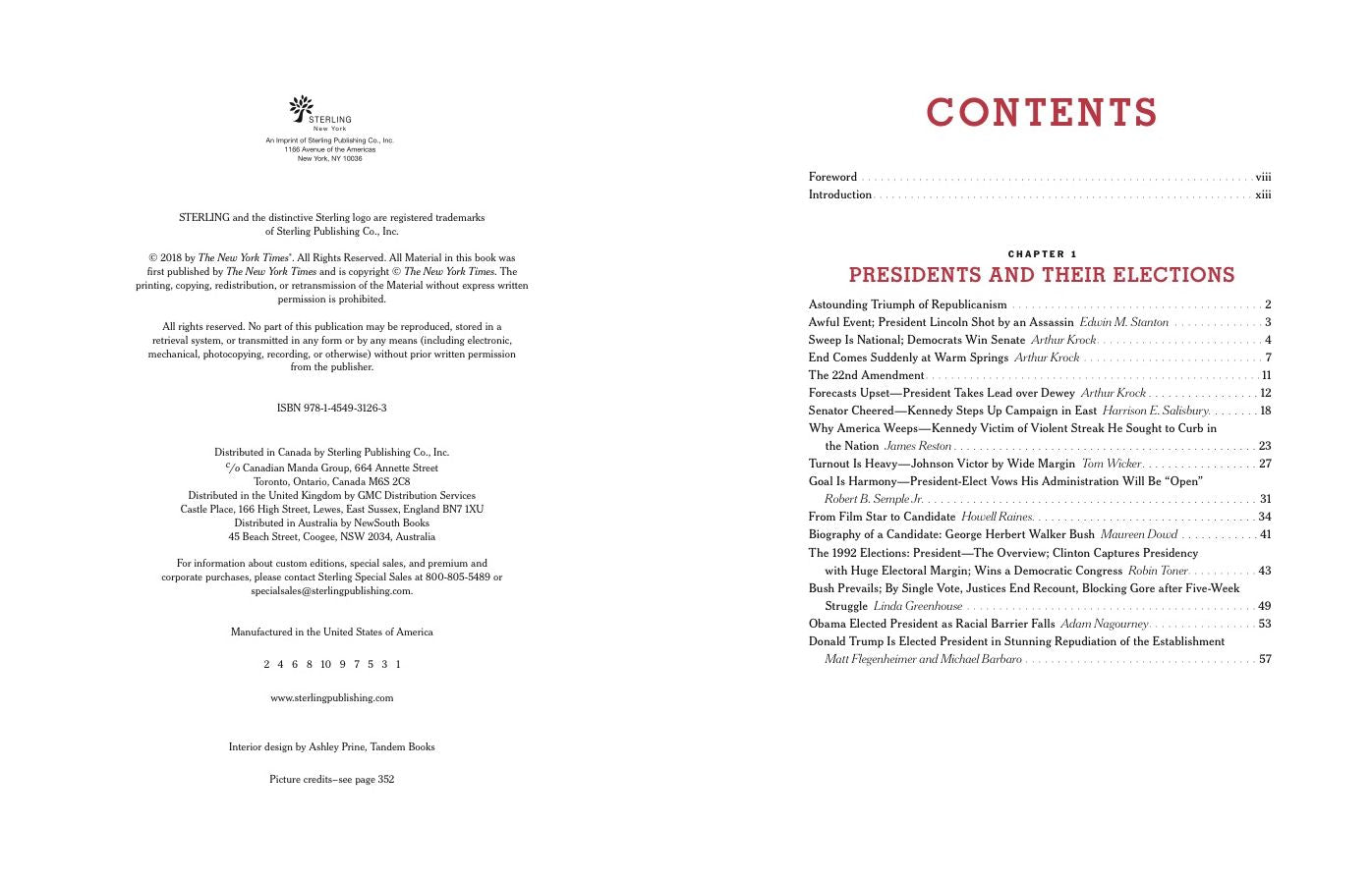 The New York Times Book of Politics: 167 Years of Covering the State of the Union