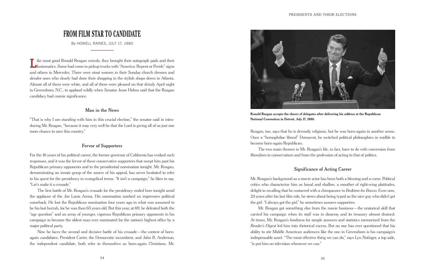 The New York Times Book of Politics: 167 Years of Covering the State of the Union