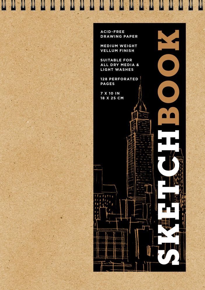 Sketchbook (Basic Medium Spiral Fliptop Landscape Kraft)
