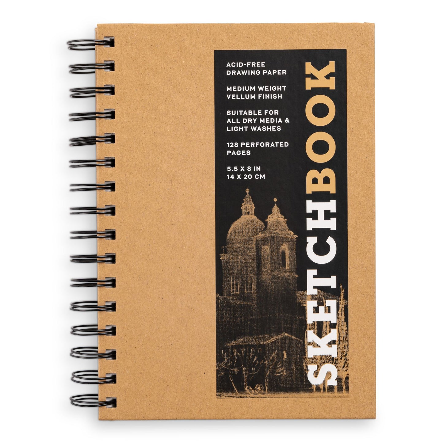 Sketchbook (Basic Small Spiral Kraft)